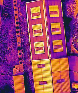 thermische inspectie zonnepanelen drone